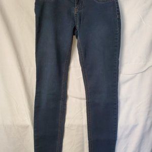 ZCO Jeans Junior Size 7 Dark Blue Denim Stretch